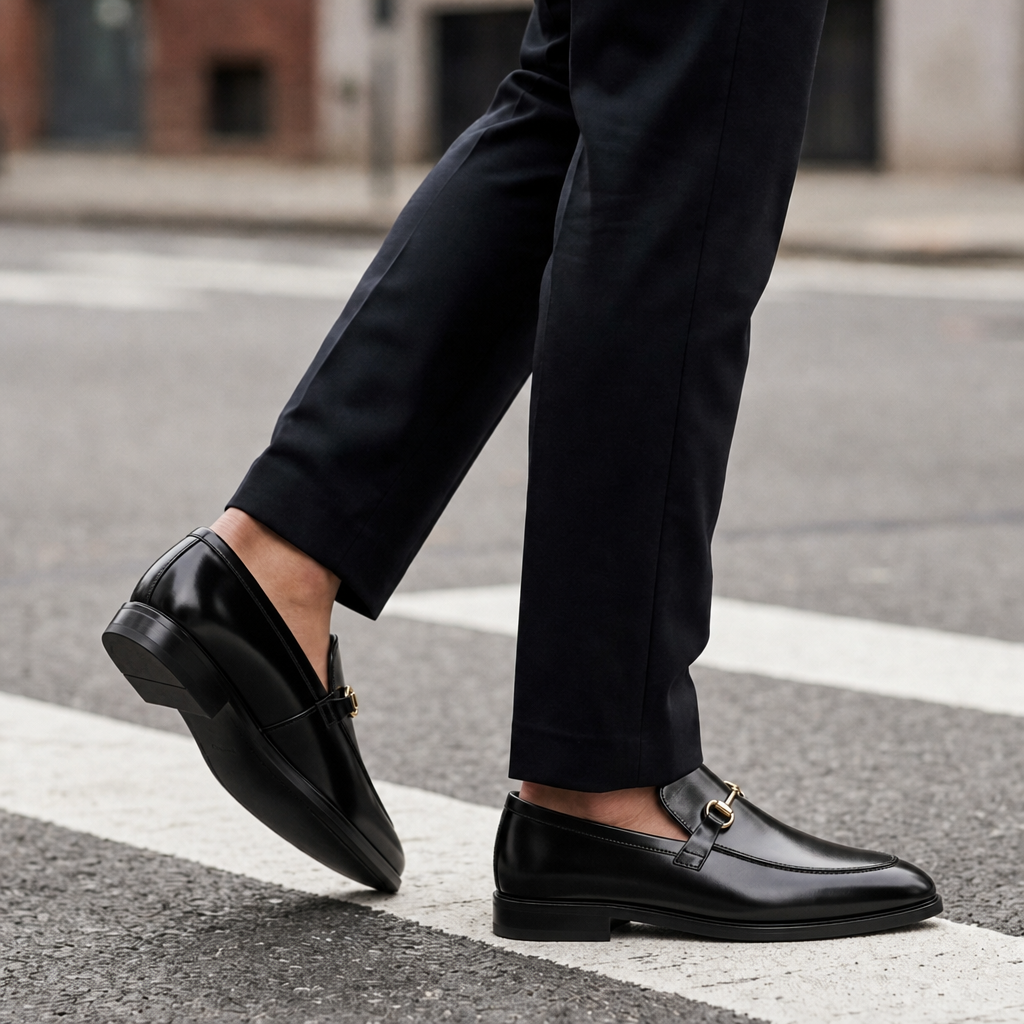 Olhao Horsebit Leather Loafers