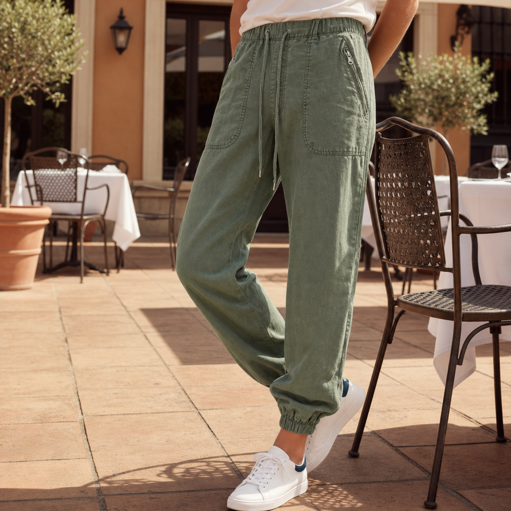 Kyrenia Elastic Waist Joggers