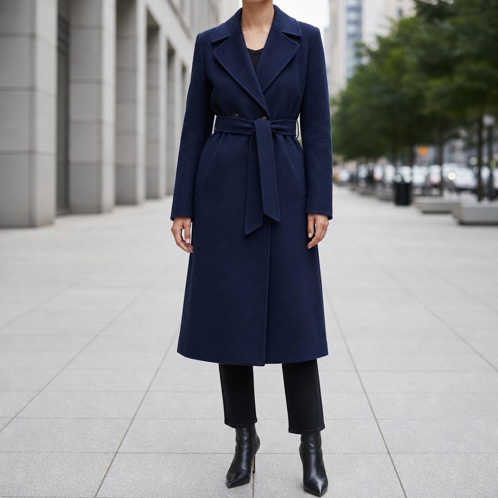 Gallipoli Belted Wool-Blend Overcoat