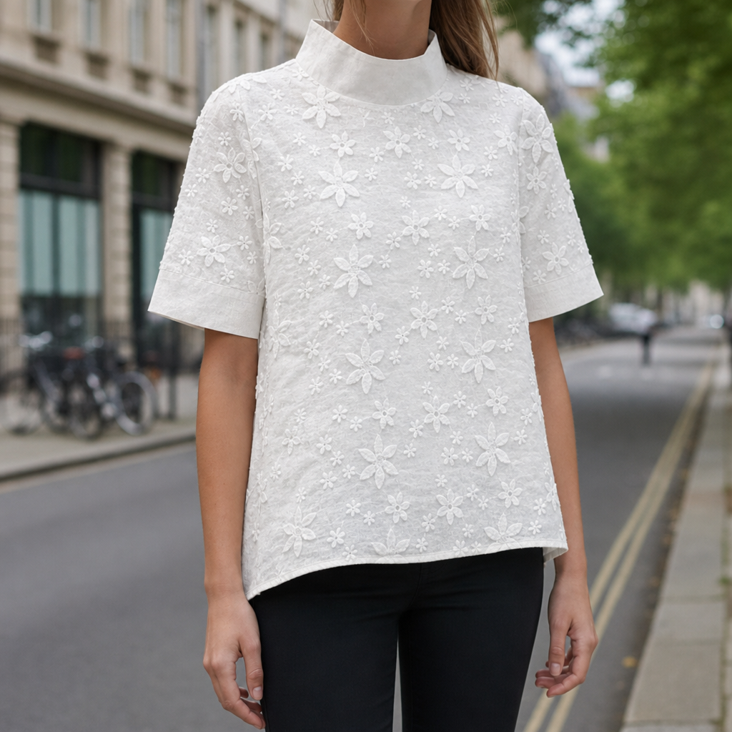 Ios Floral Embroidered Blouse