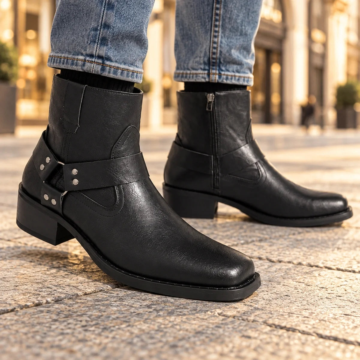Barlow Leather Ankle Boots