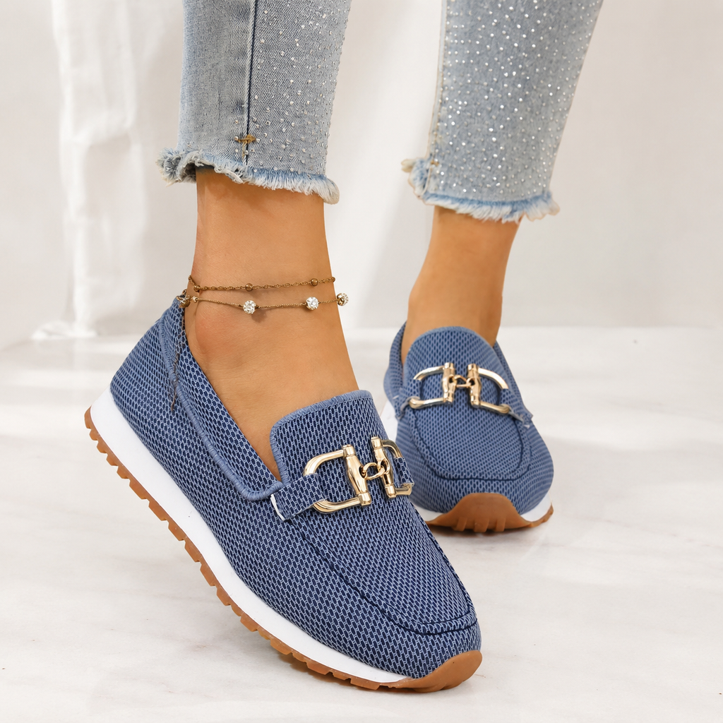 Verona Knit Horsebit Platform Loafer