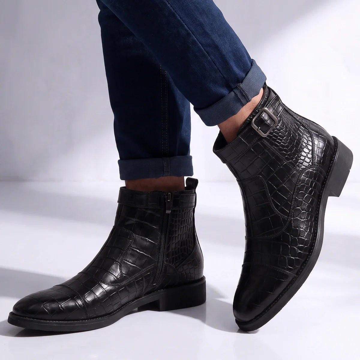 Ellsworth Croc Zip Boots