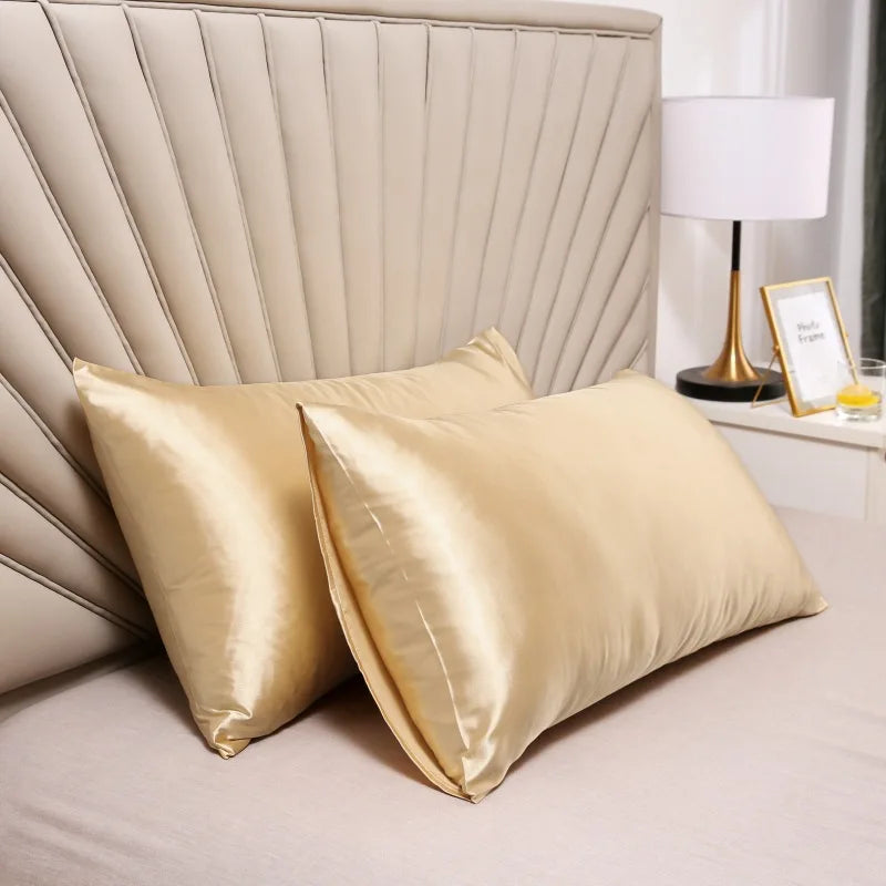 100% Mulberry Silk Pillowcase - Gentle on Skin & Hair