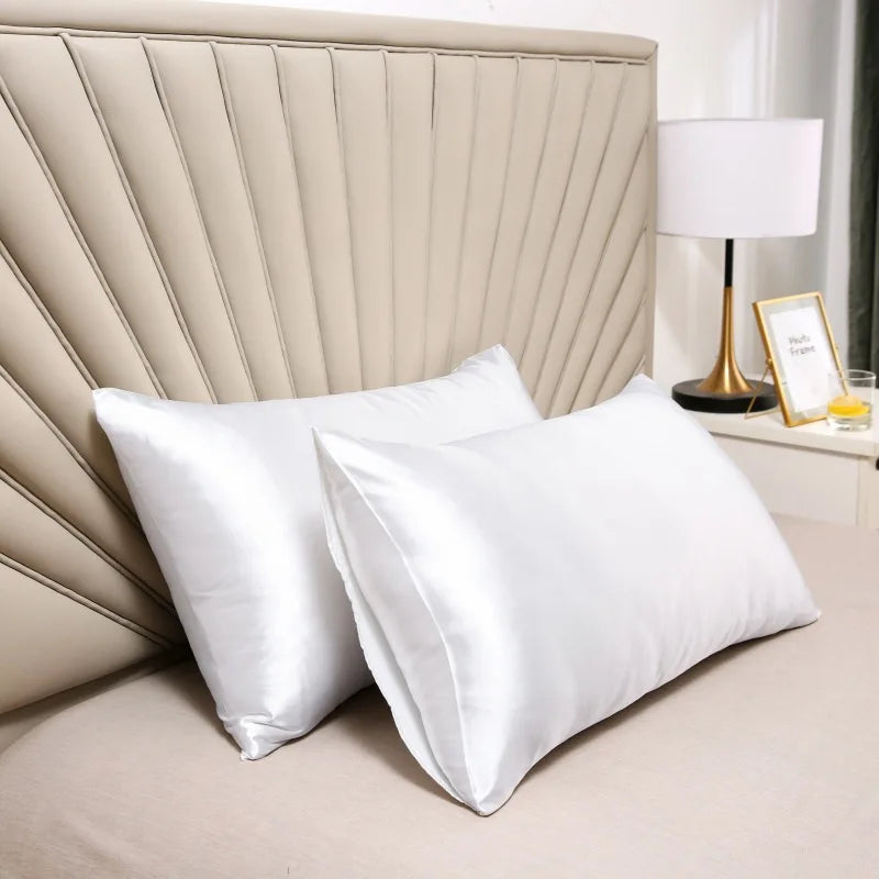 100% Mulberry Silk Pillowcase - Gentle on Skin & Hair