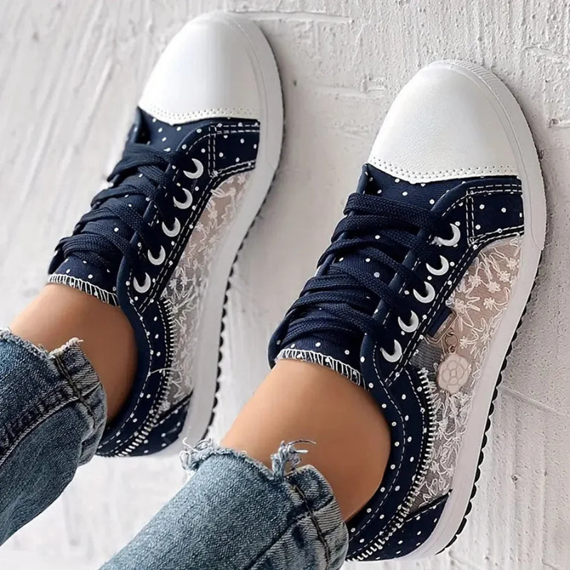 Women's Orthopedic Sneakers with Wide Toe Box and Arch Support
