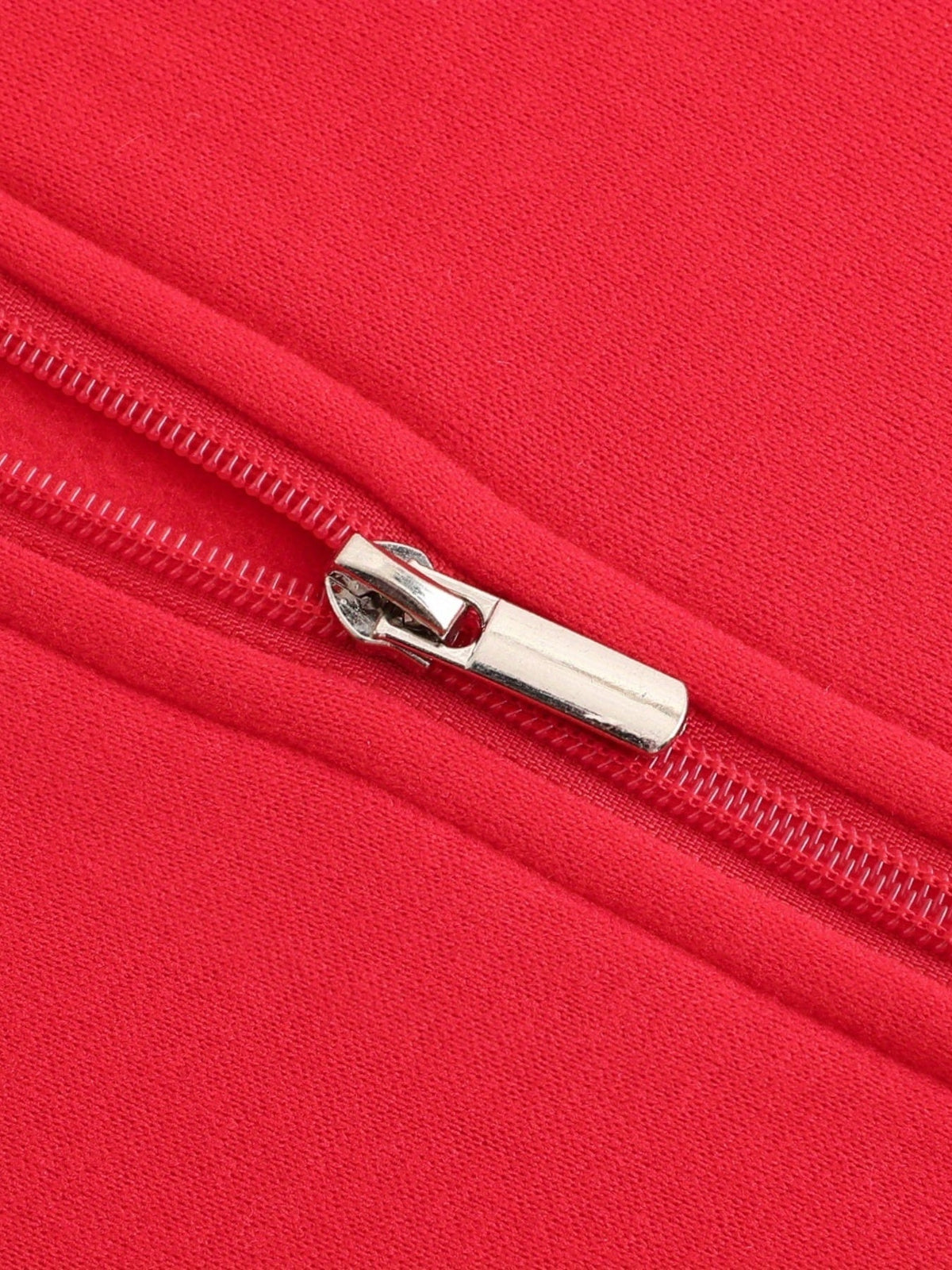 SOLID HIGH NECK HOODIE FOR MEN