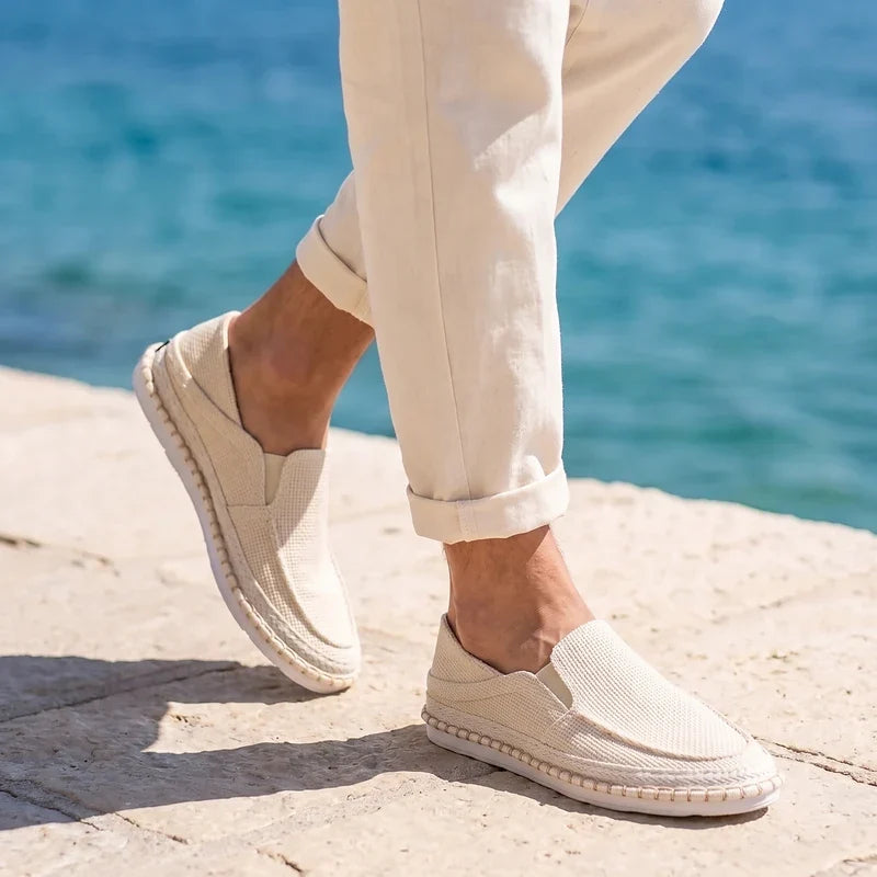 Marston Woven Canvas Espadrilles