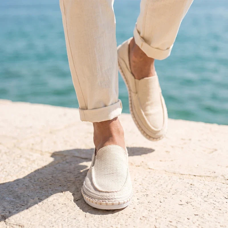 Marston Woven Canvas Espadrilles