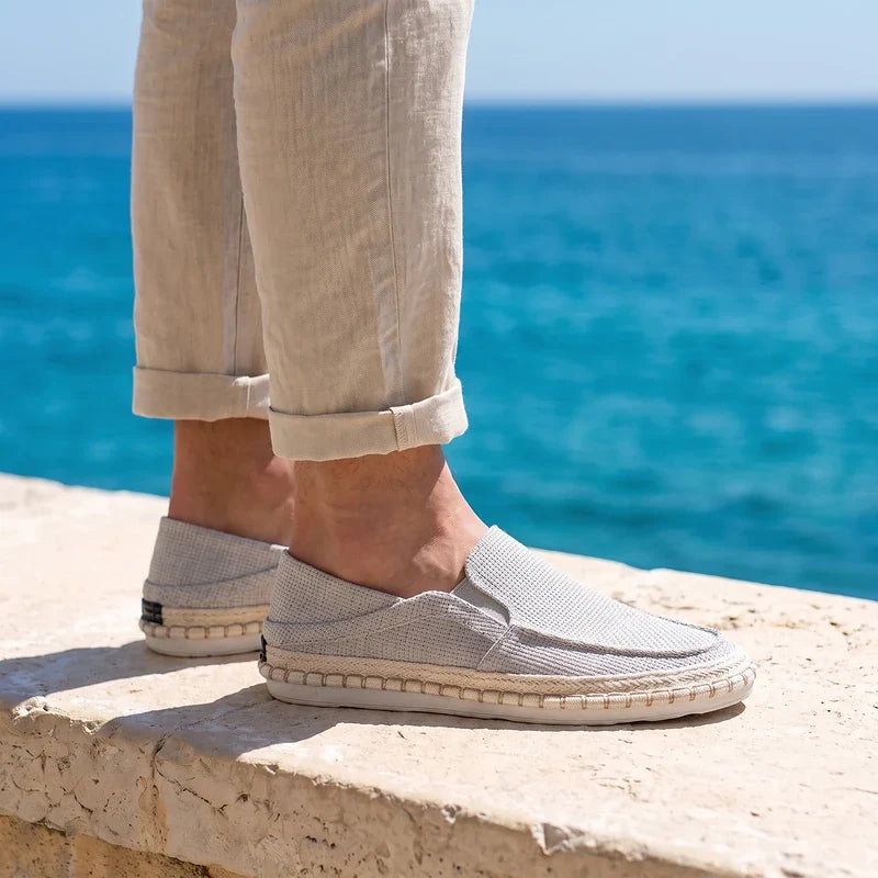 Marston Woven Canvas Espadrilles