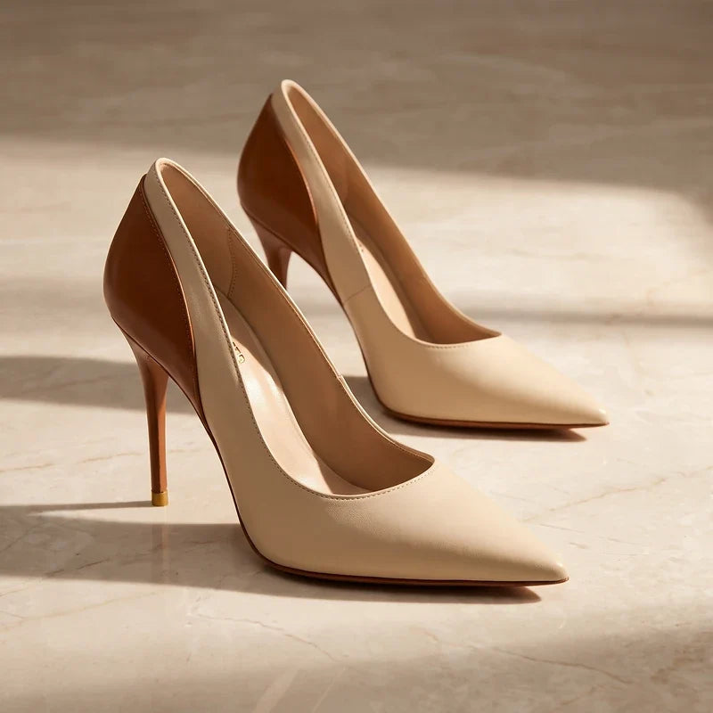 Philippa Two Tone Pointed Pumps