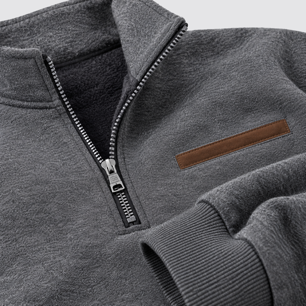 Montarello Men’s Fleece Quarter Zip Sweatshirt Outdoor