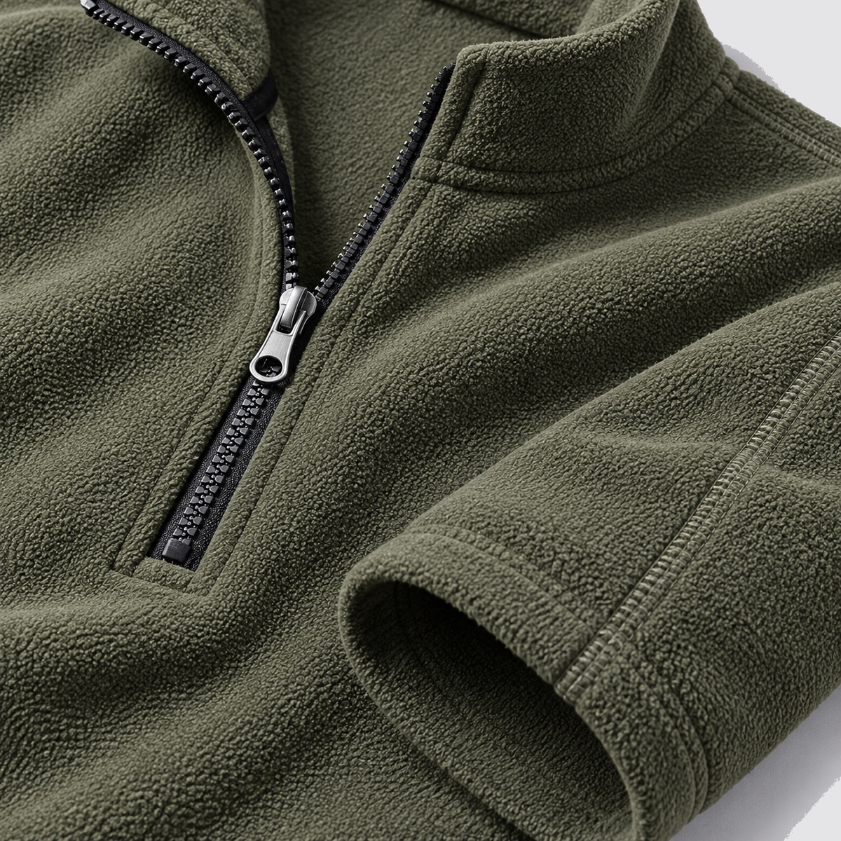 Montarello Men’s Fleece Half Zip Sweatshirt Stand Collar