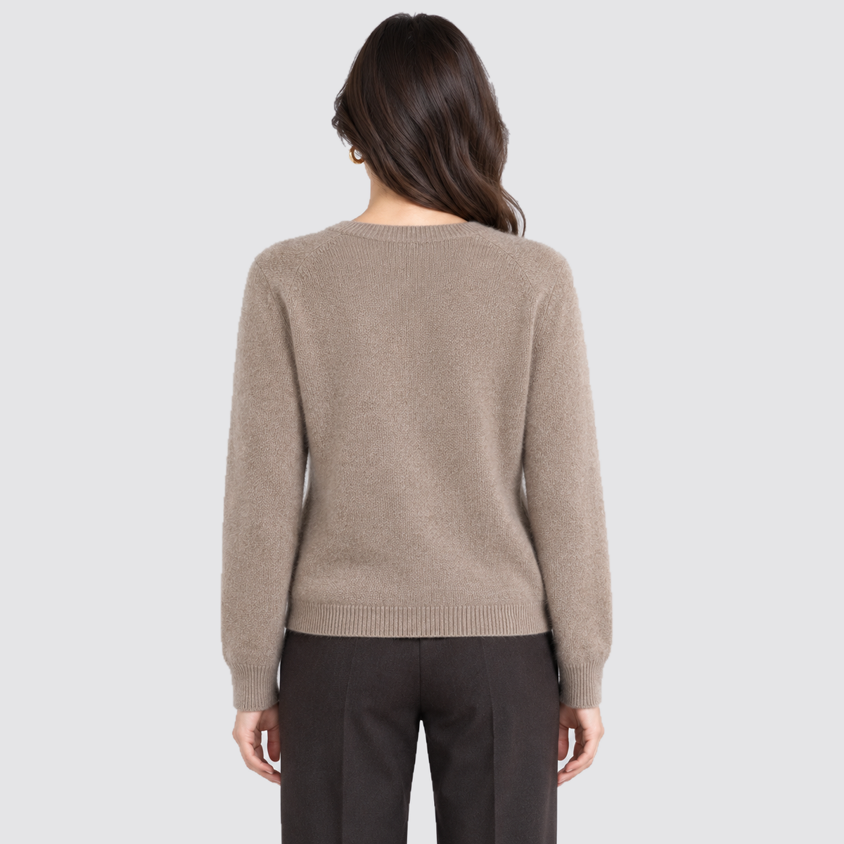 Montarello Women’s Cardigan Round Neck Button Front Knit