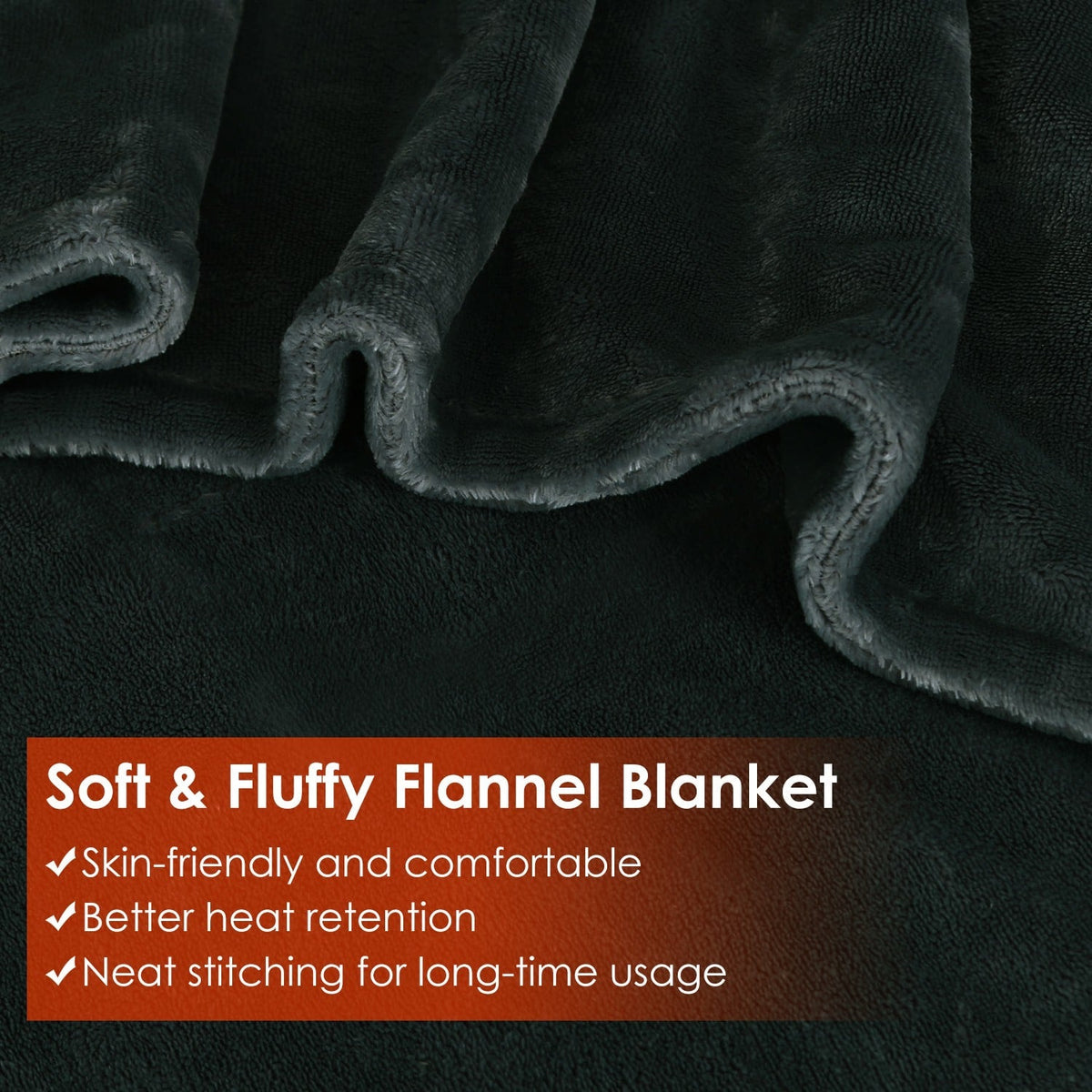 12V USB Heated Electric Blanket with Shoulder Fastener, 150x80 cm