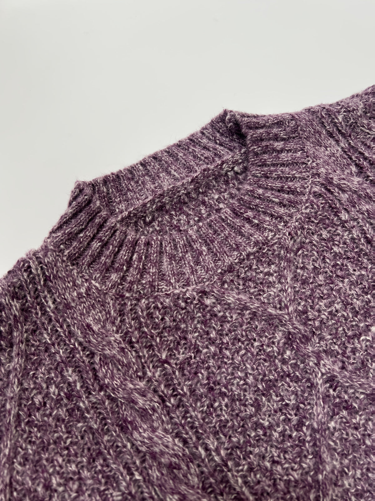 Women's Cable-Knit Sweater Dress Long Sleeve Round Neck