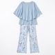 Powder Blue Floral