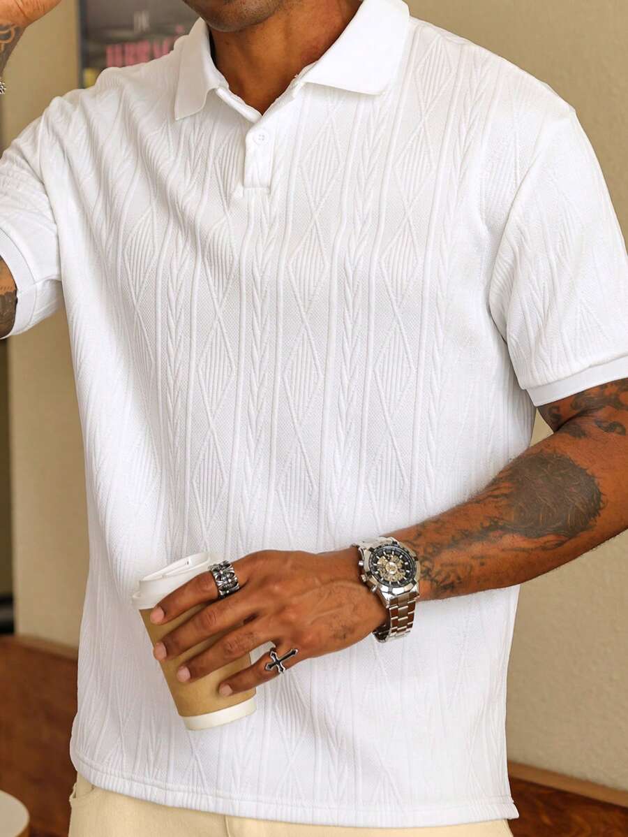 CASUAL SUMMER POLO WITH BUTTONS