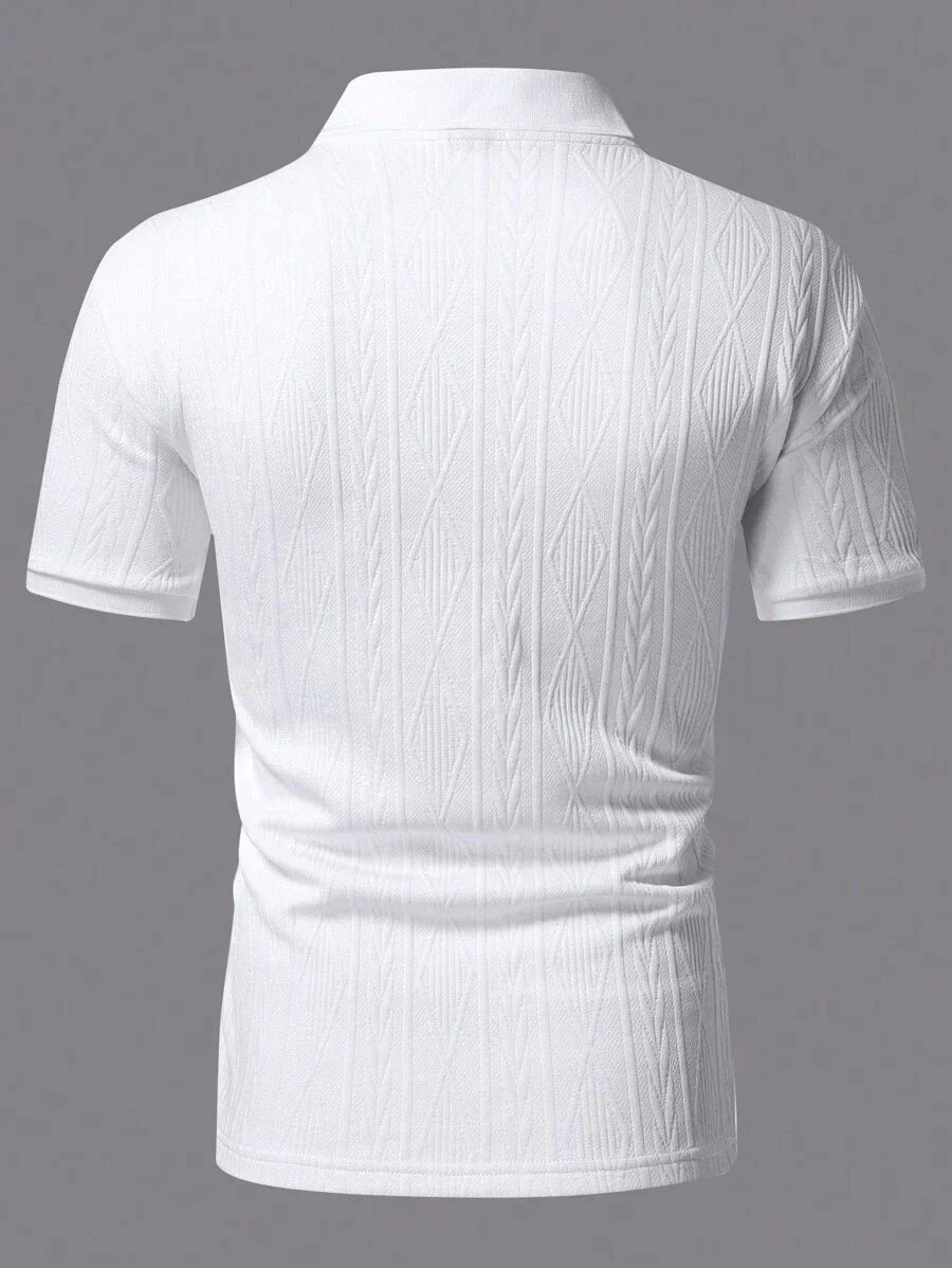 CASUAL SUMMER POLO WITH BUTTONS
