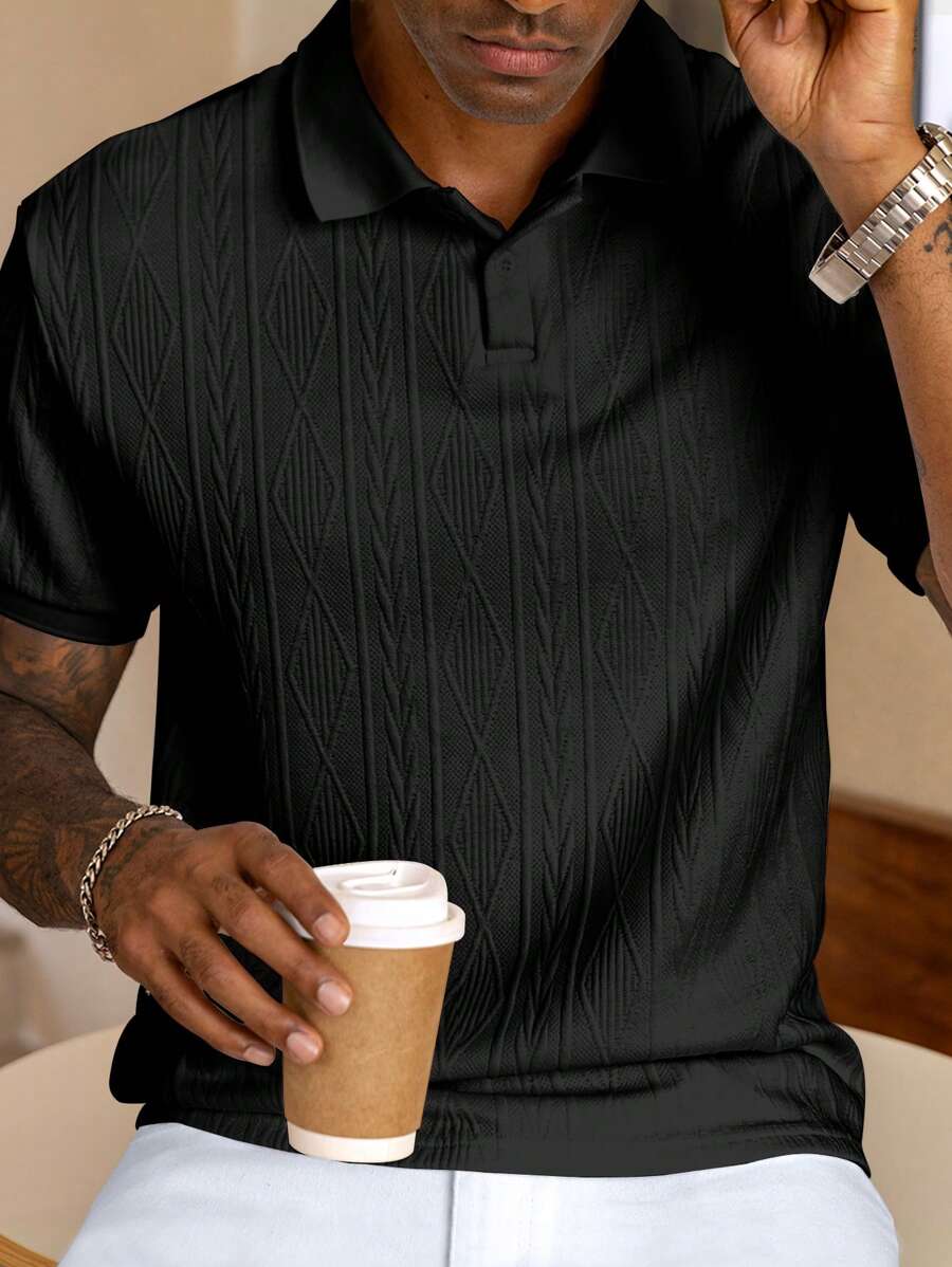 CASUAL SUMMER POLO WITH BUTTONS