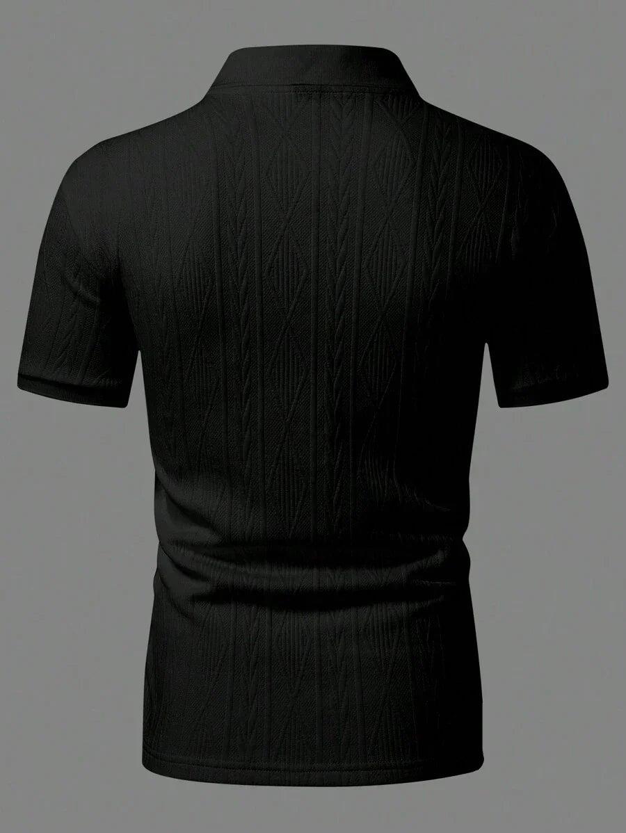 CASUAL SUMMER POLO WITH BUTTONS