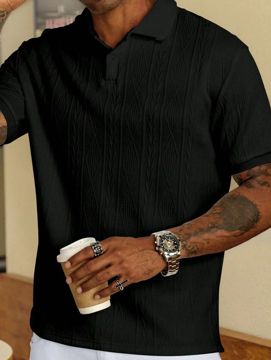 CASUAL SUMMER POLO WITH BUTTONS