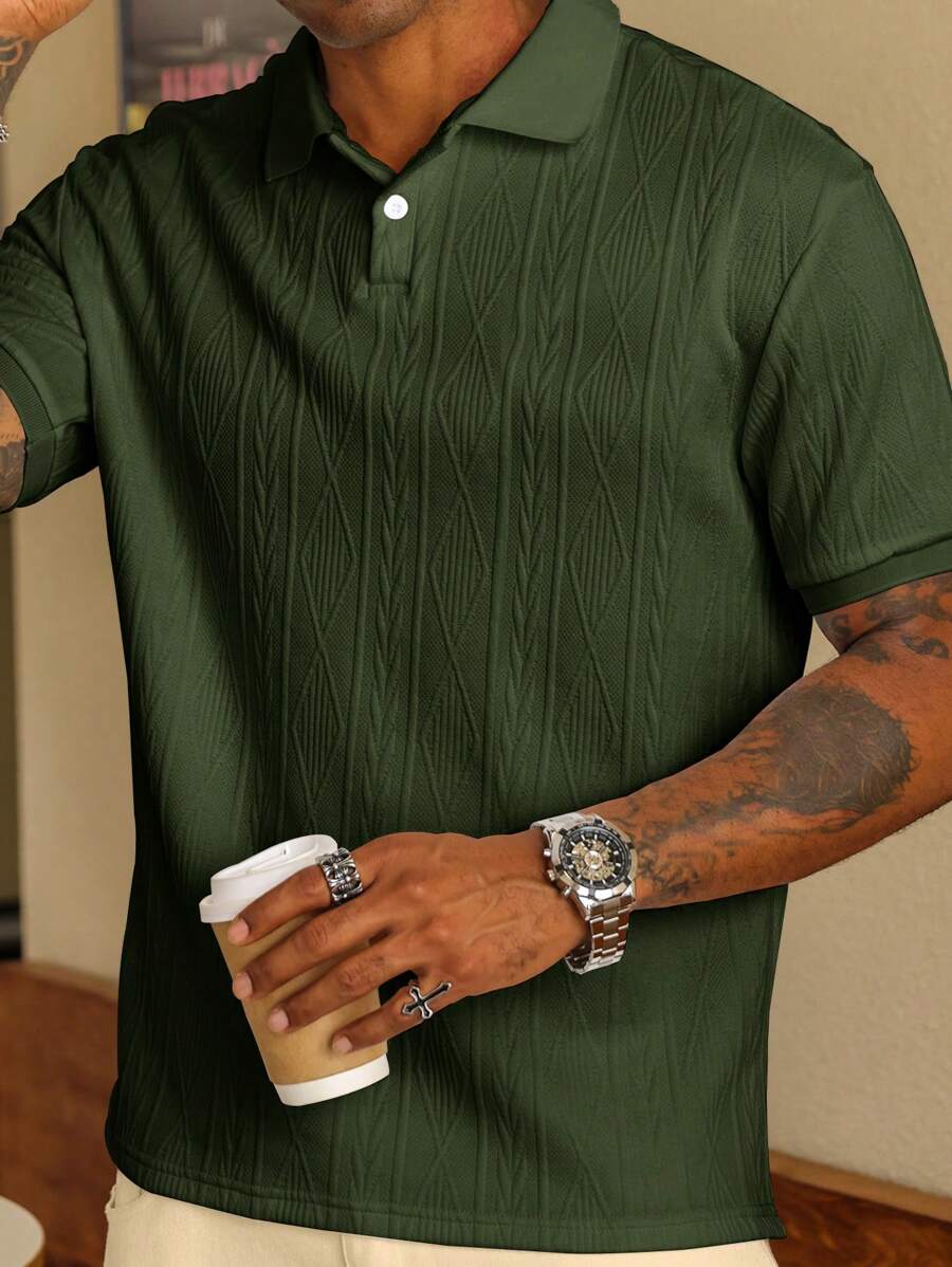 CASUAL SUMMER POLO WITH BUTTONS