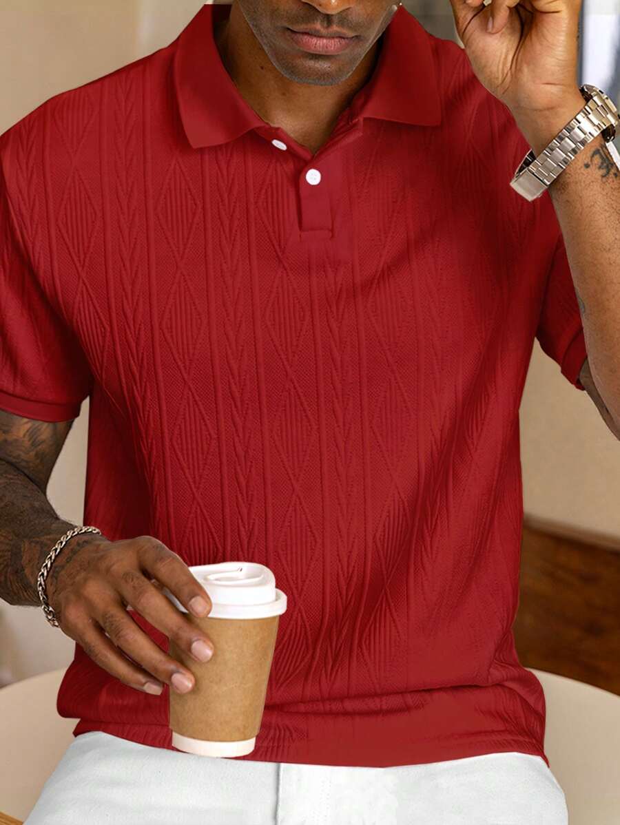 CASUAL SUMMER POLO WITH BUTTONS