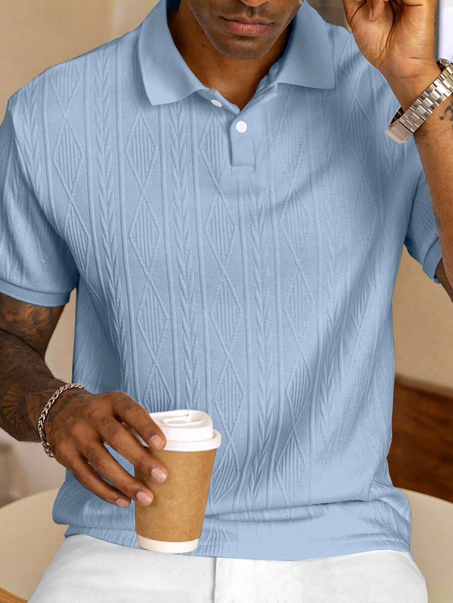 CASUAL SUMMER POLO WITH BUTTONS
