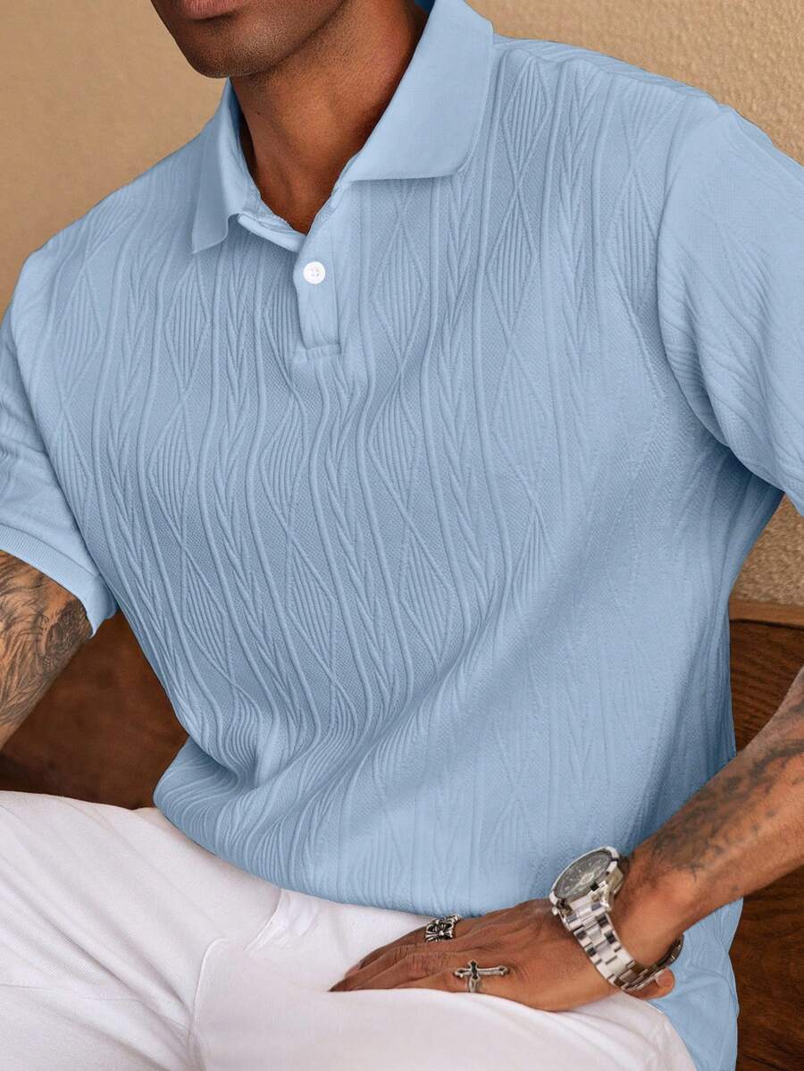 CASUAL SUMMER POLO WITH BUTTONS