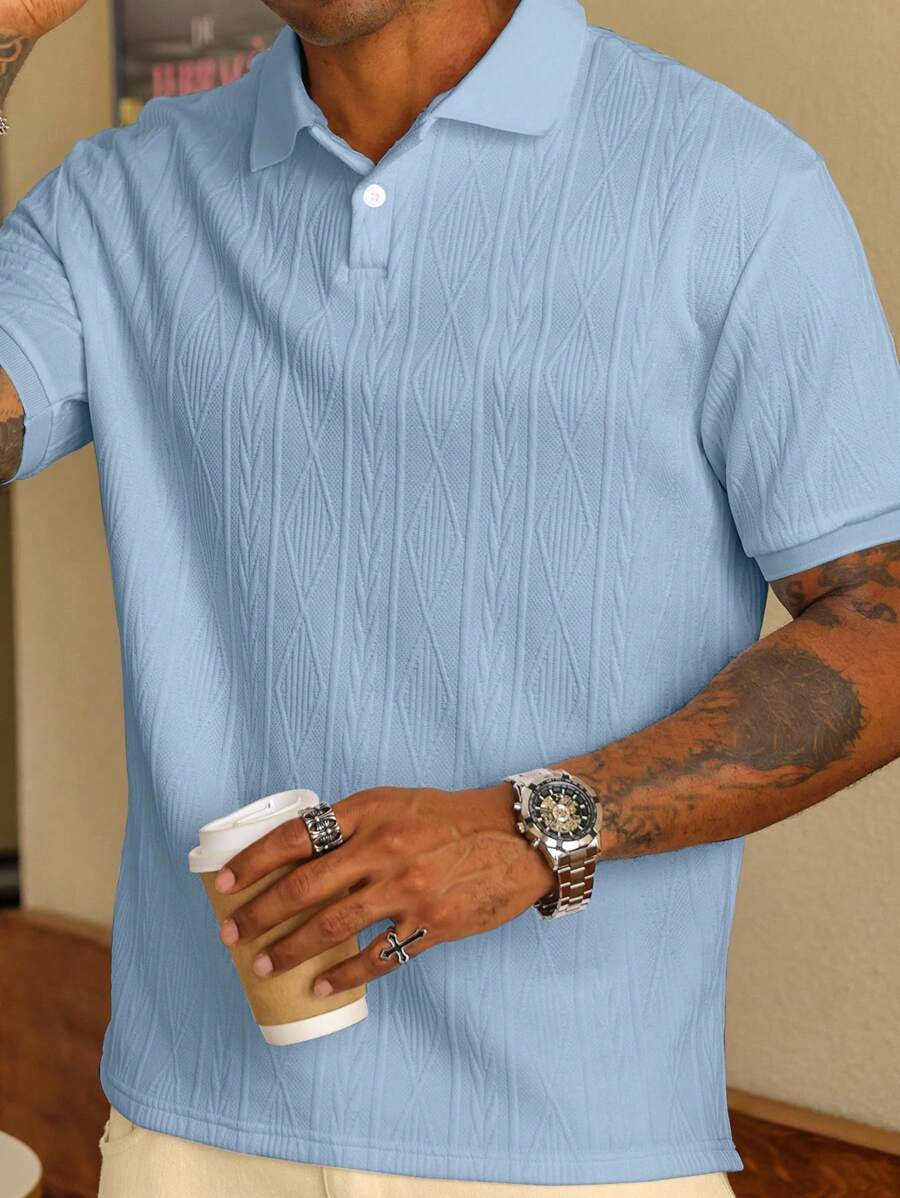 CASUAL SUMMER POLO WITH BUTTONS