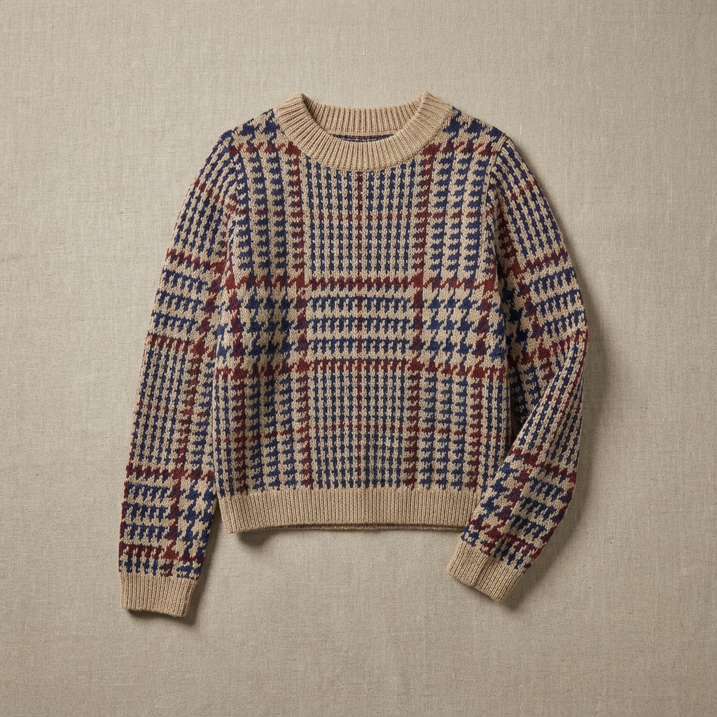 Serafina Houndstooth Sweater