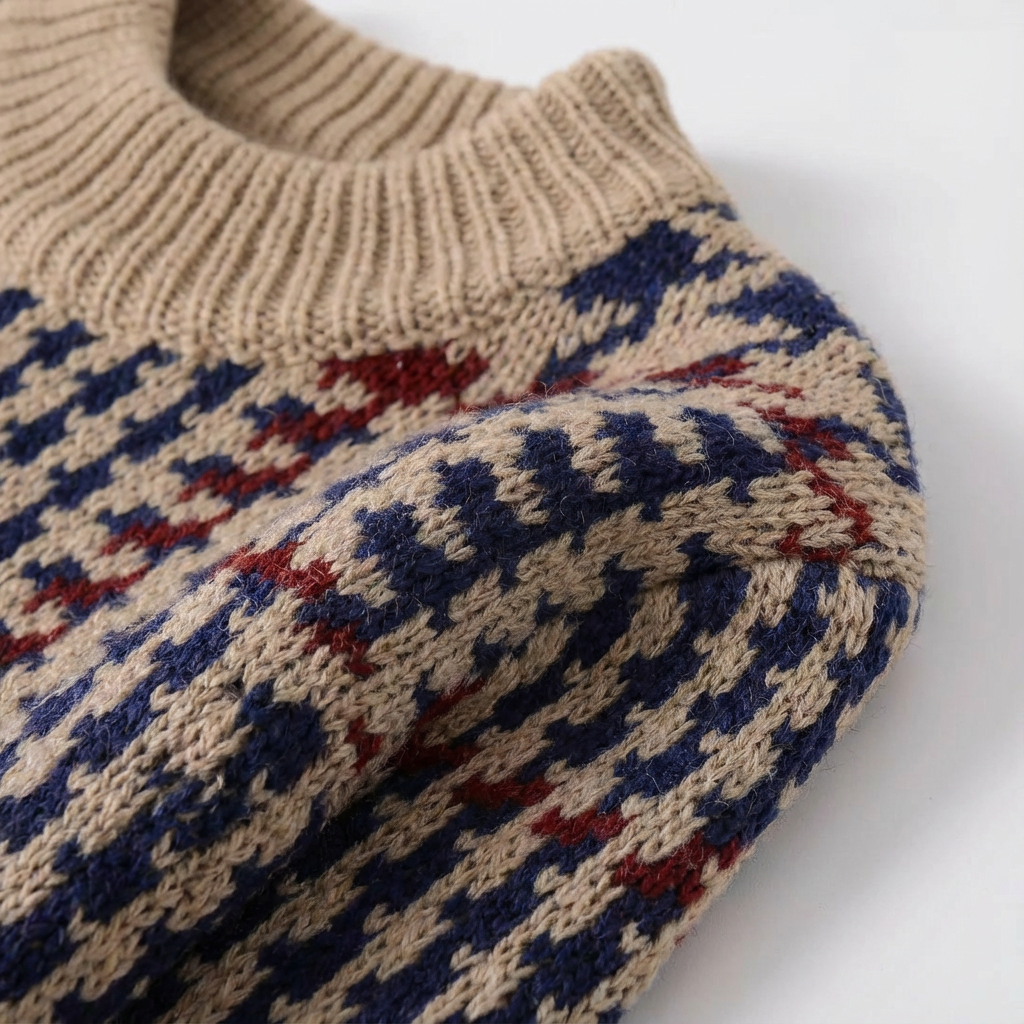 Serafina Houndstooth Sweater