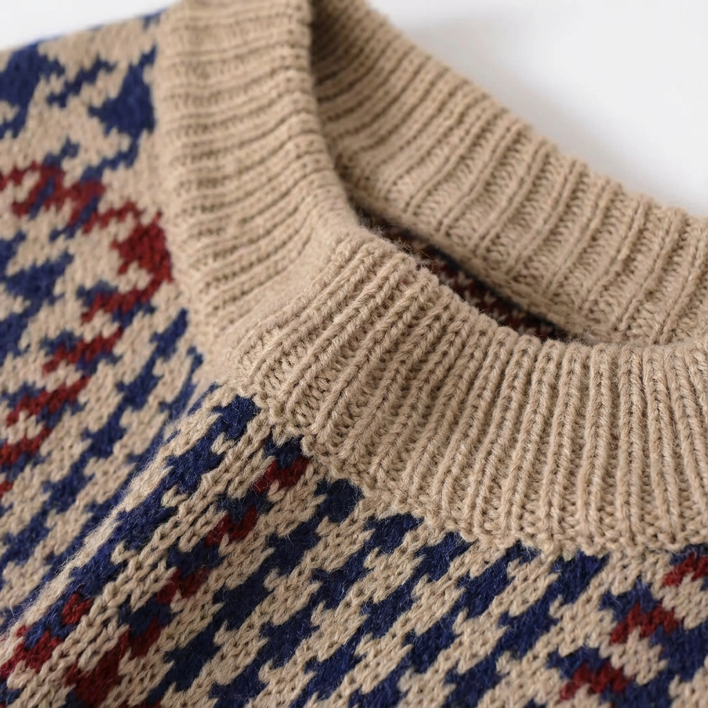 Serafina Houndstooth Sweater