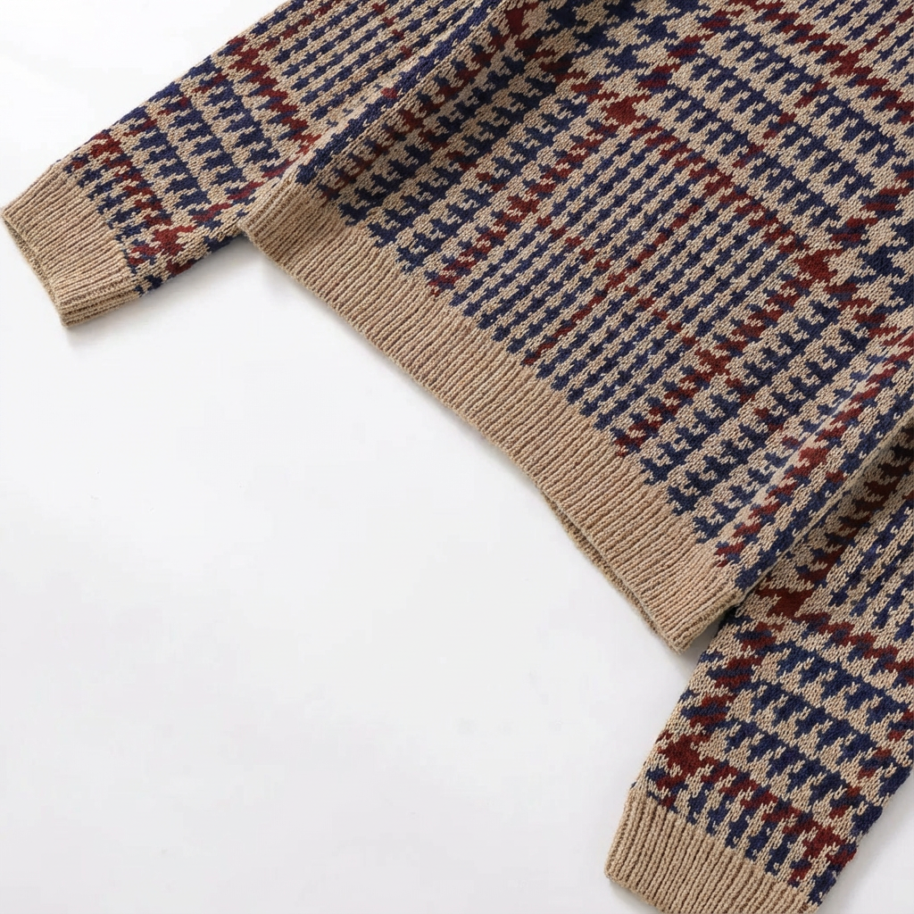 Serafina Houndstooth Sweater