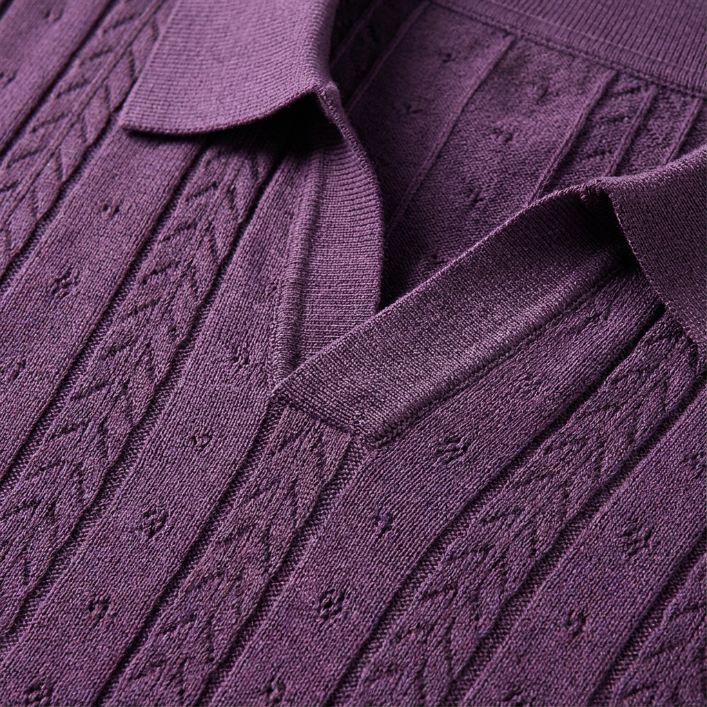 The Portofino Jacquard Knit Polo