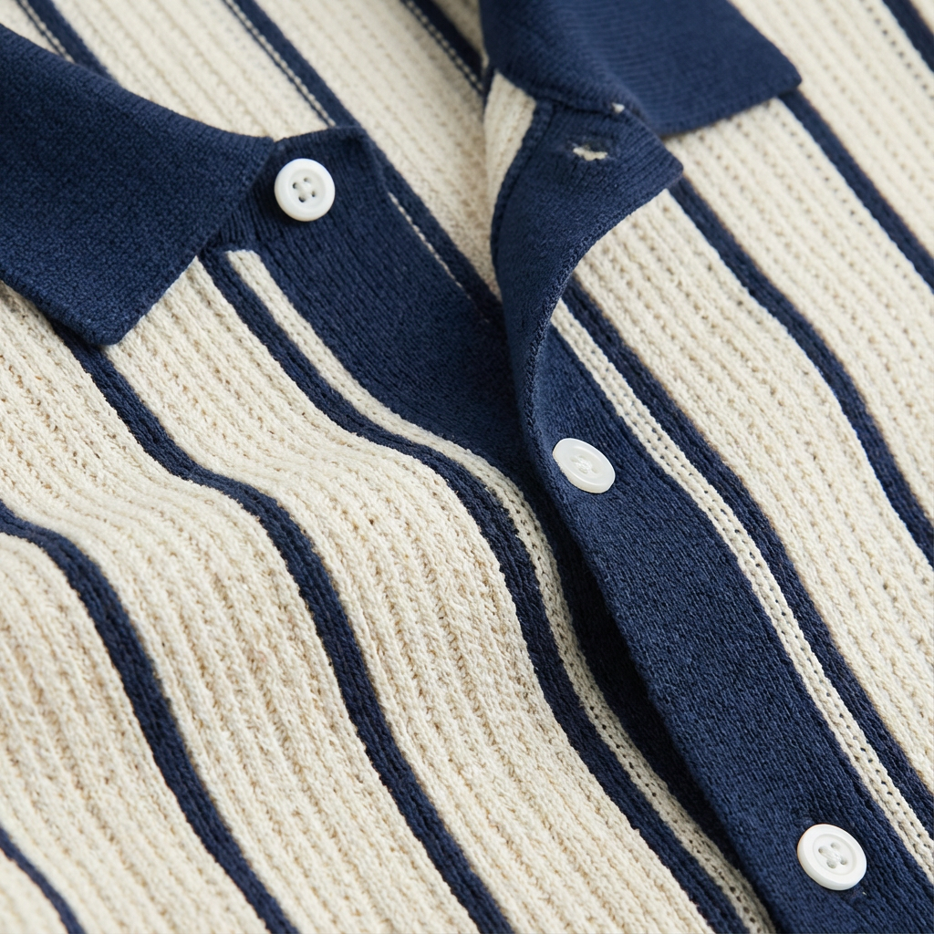 Portofino Striped Knit Polo