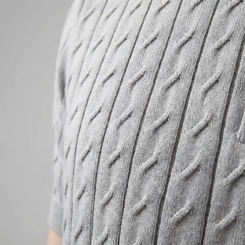 Serafina Jacquard Knit Polo