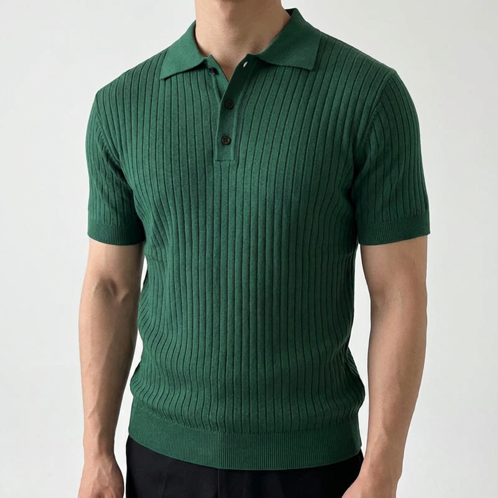 The Valencia Ribbed Polo