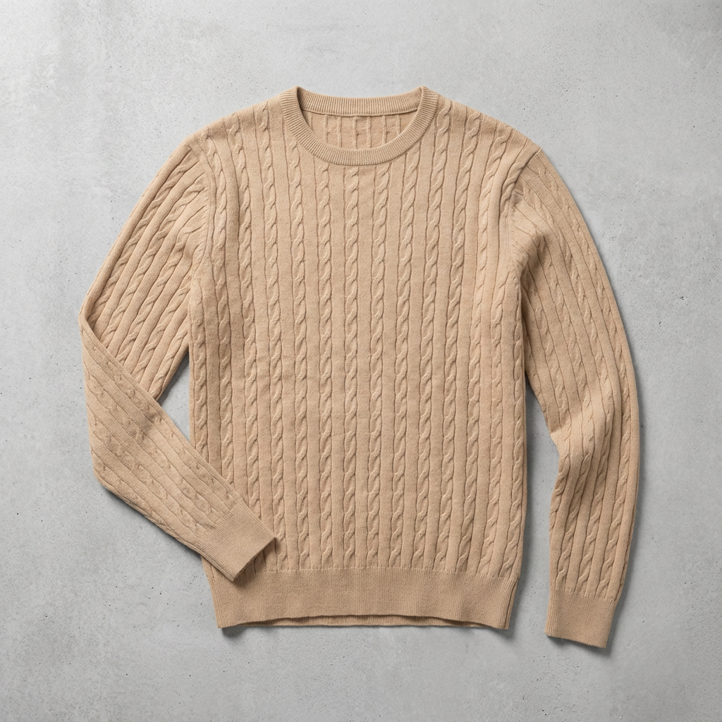 Serafina Wool Cable Knit Pullover