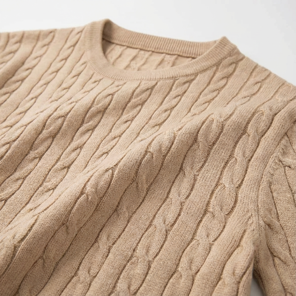 Serafina Wool Cable Knit Pullover