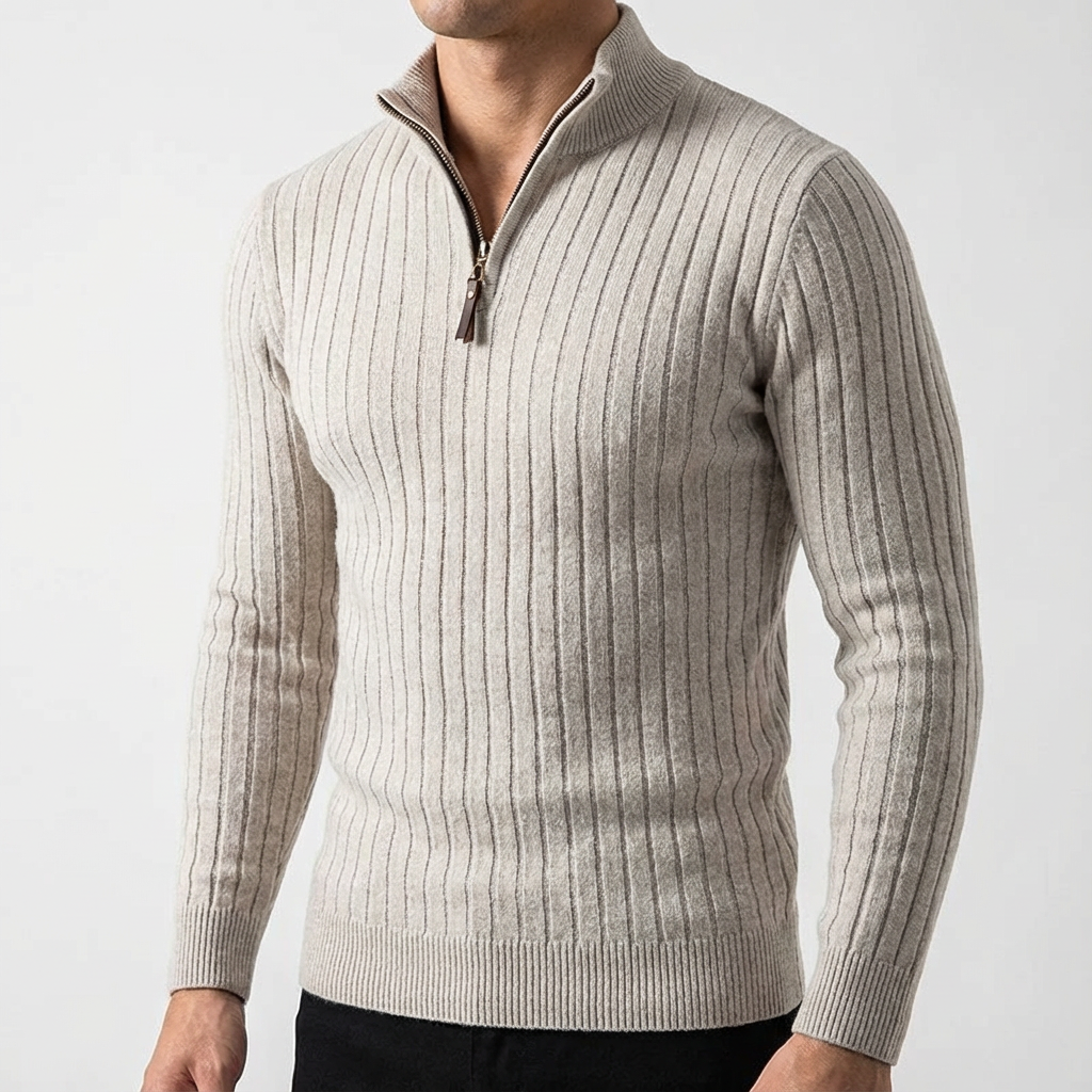 The L'Artisan Wool Quarter Zip