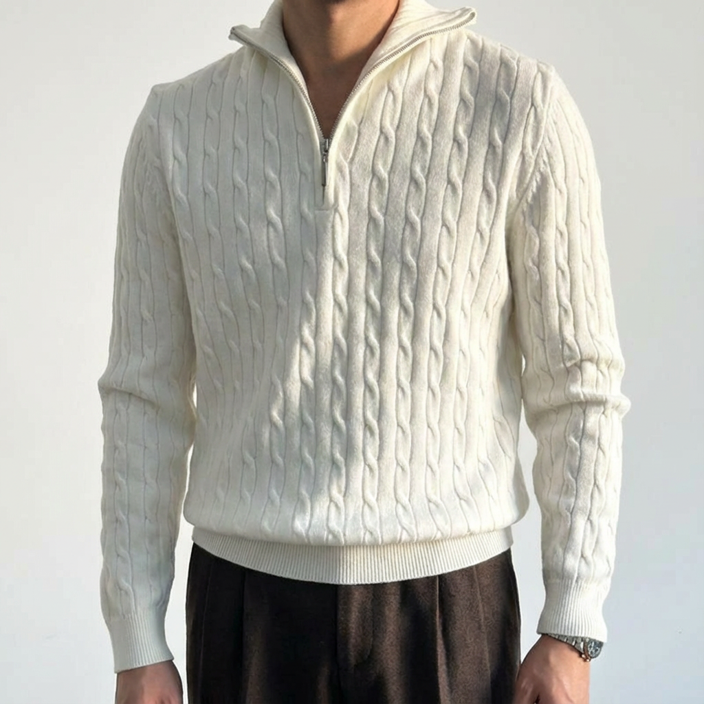Monaco Merino Quarter-Zip