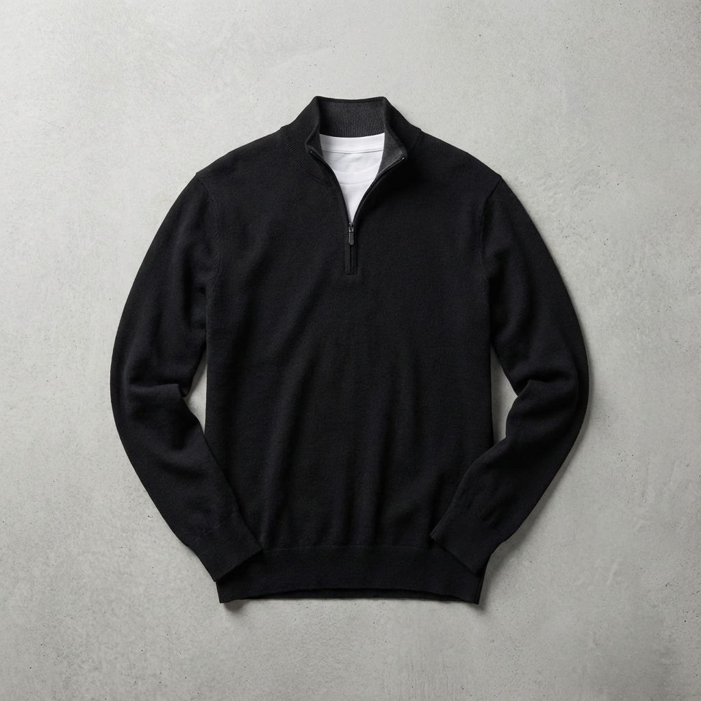 Capri Cashmere Quarter Zip