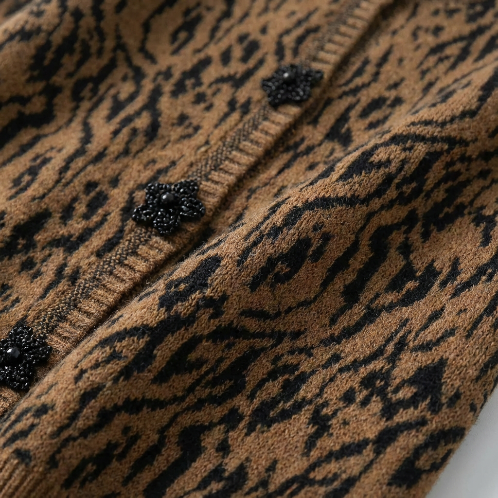 Siena Leopard Knit Cardigan