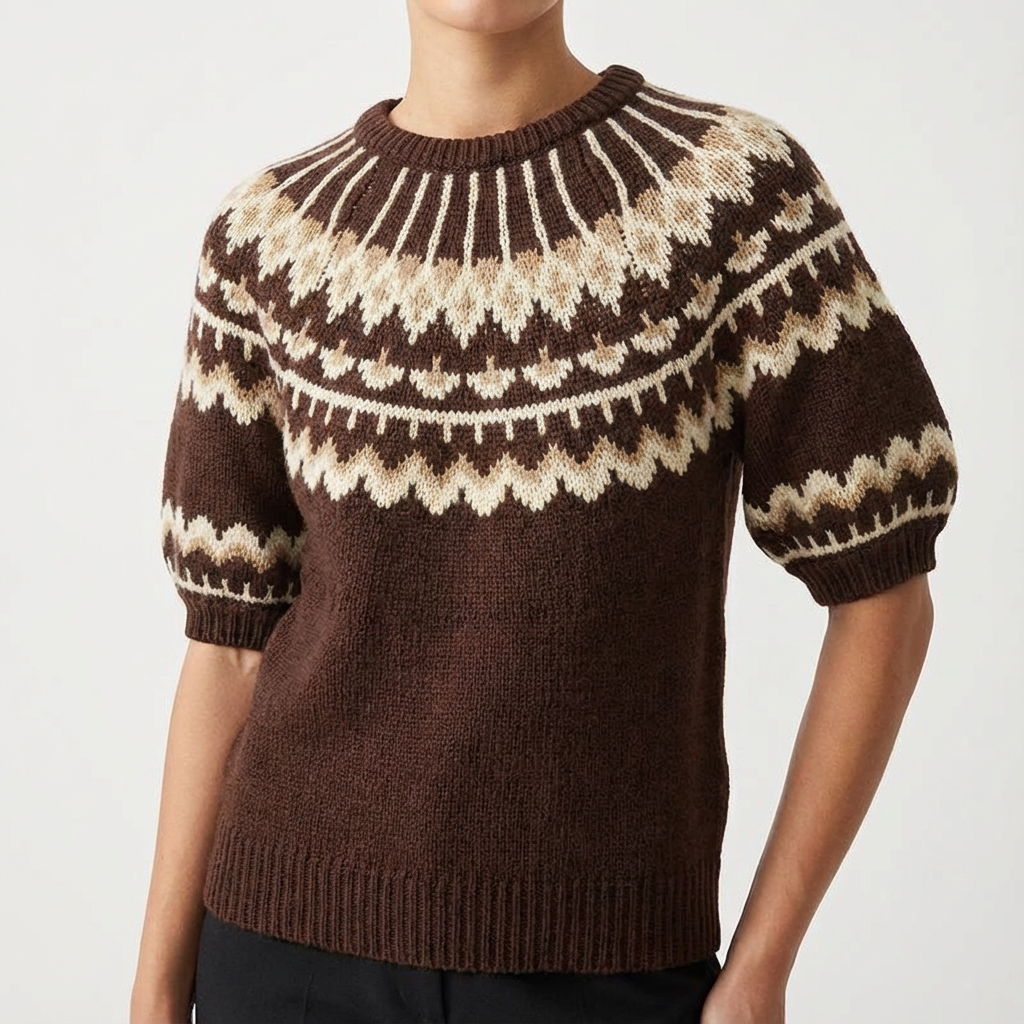 Florence Pattern Knit Top