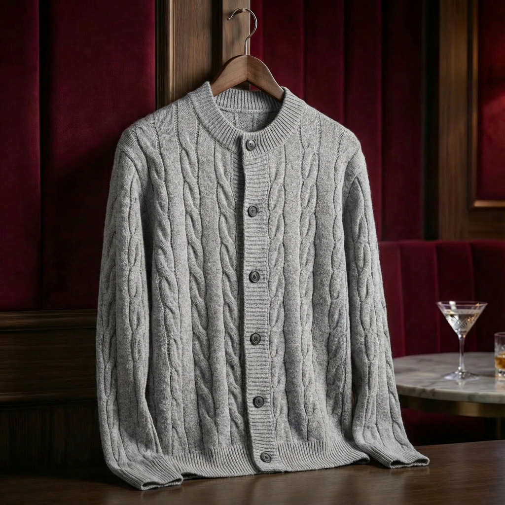 Florence Cable-Knit Cardigan