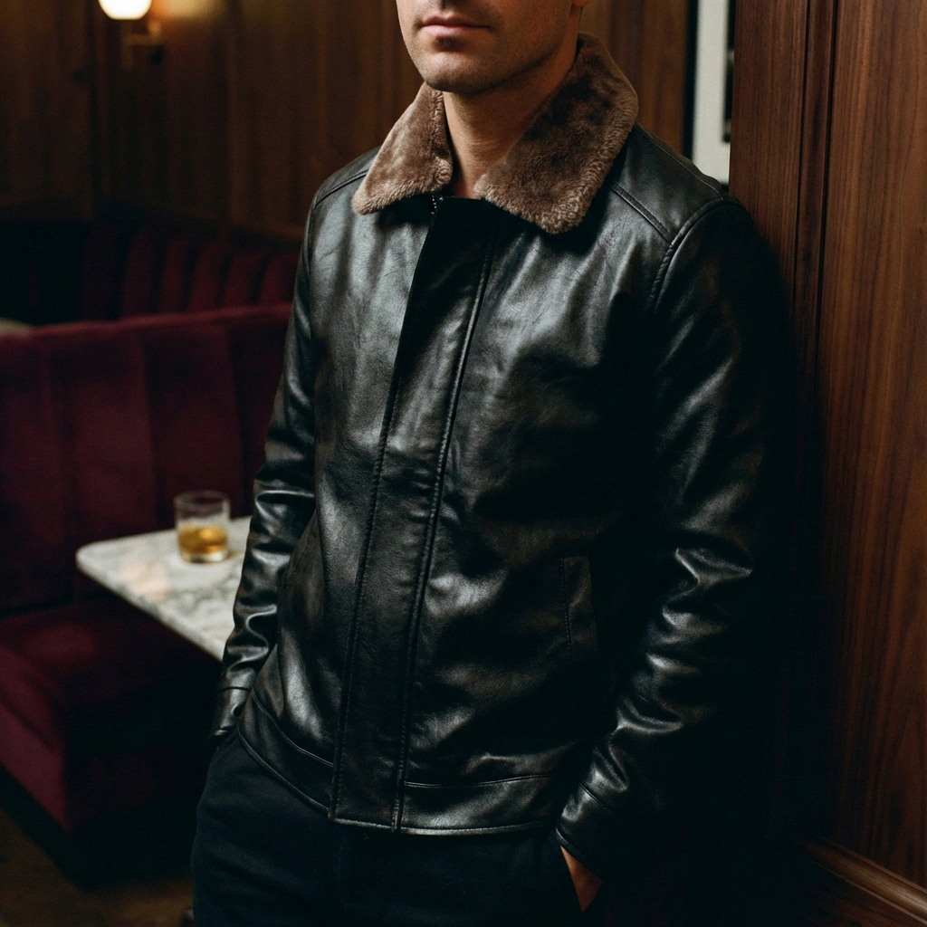 Sorrento Leather Moto Jacket