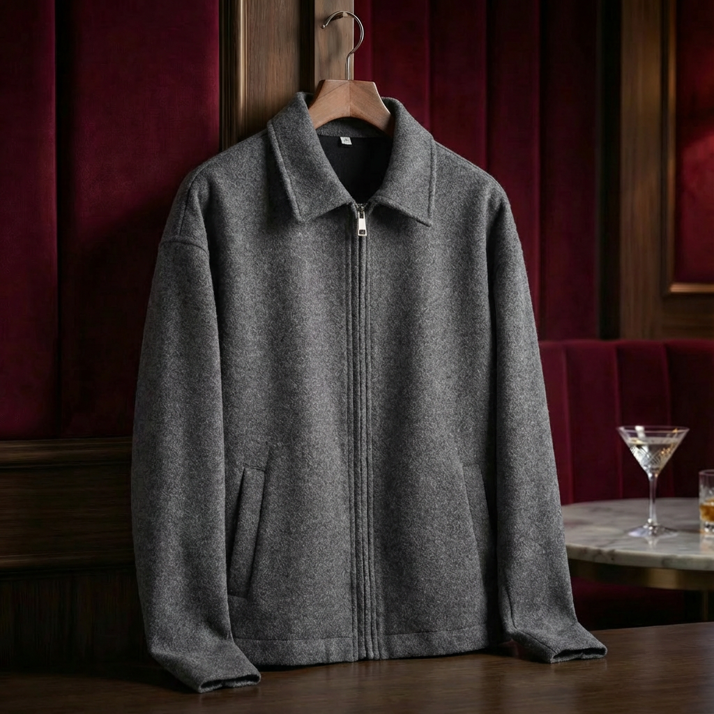 Siena Woolen Moto Jacket