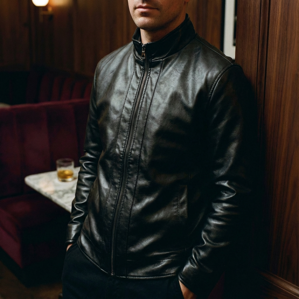 Sorrento Leather Moto Jacket